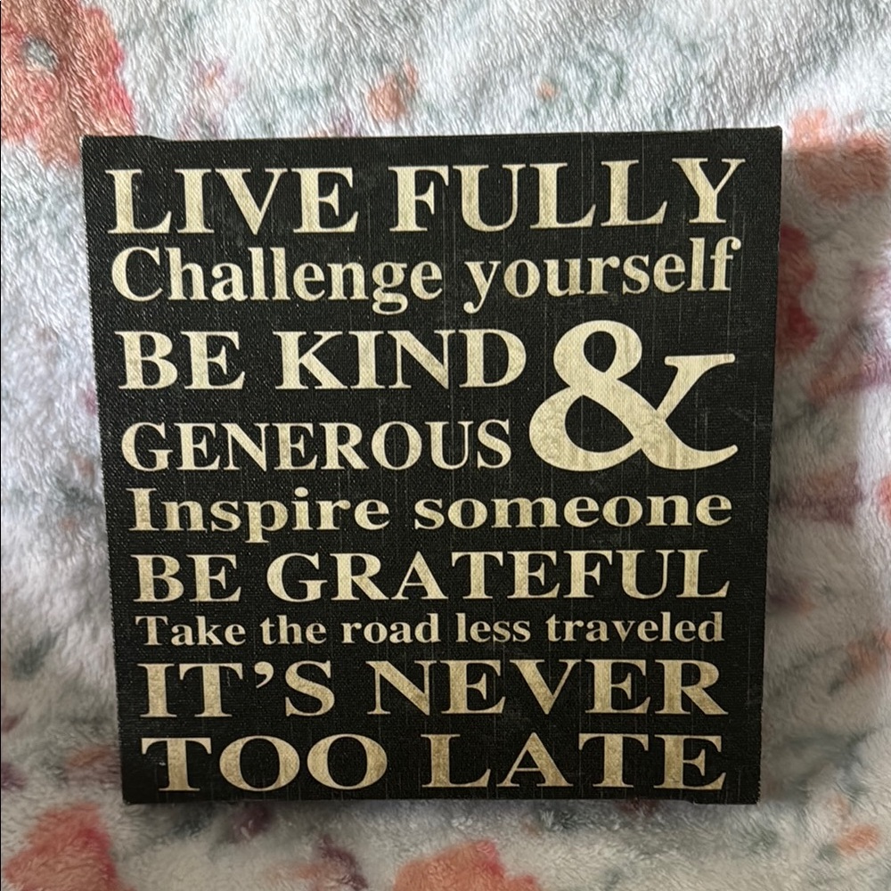 Inspirational Black and White Wall Art